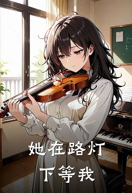 她在路灯下等我