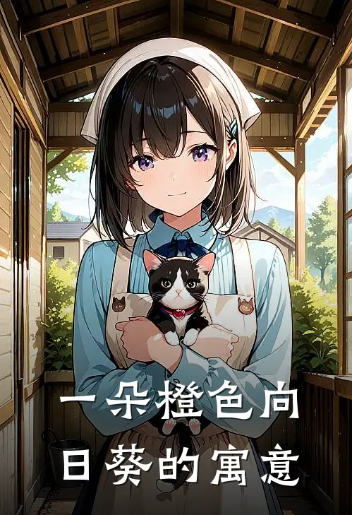 一朵橙色向日葵的寓意