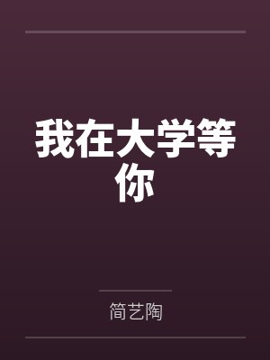我在大学等你